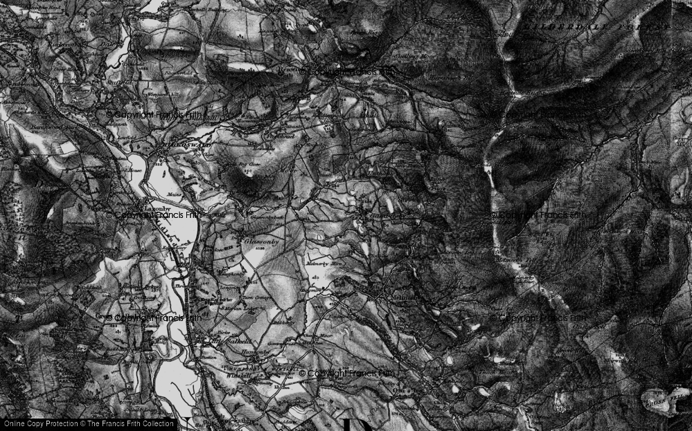 Old Map of Gamblesby, 1897 in 1897
