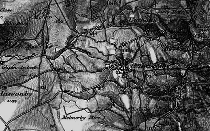 Old map of Gamblesby in 1897