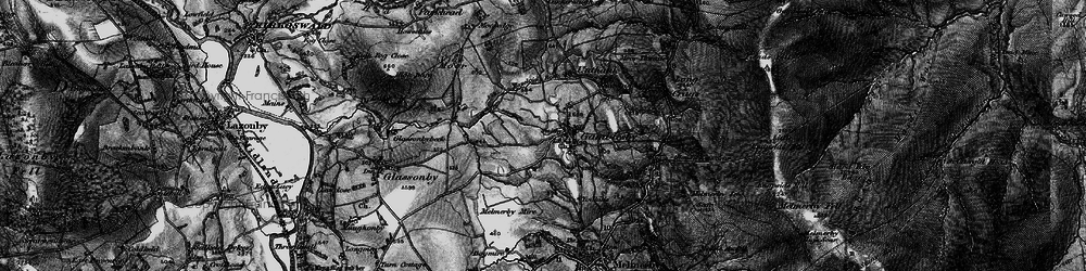 Old map of Gamblesby in 1897