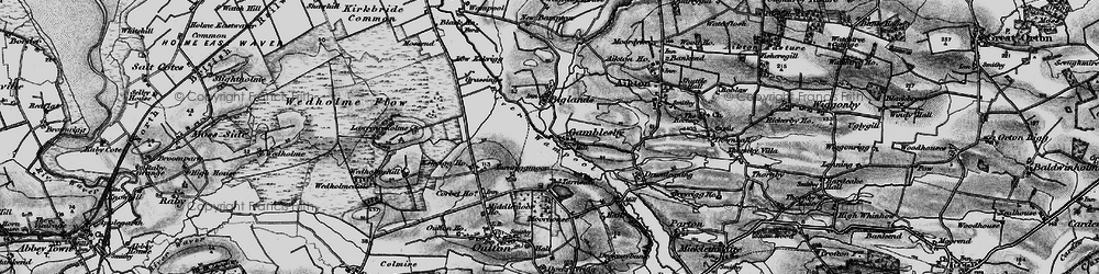 Old map of Lawrenceholme in 1897
