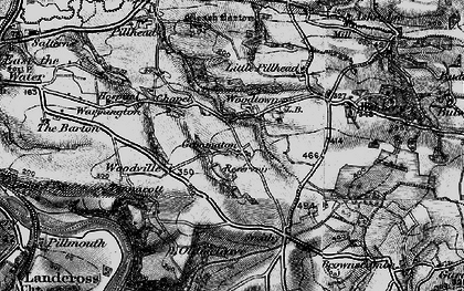 Old map of Gammaton in 1895
