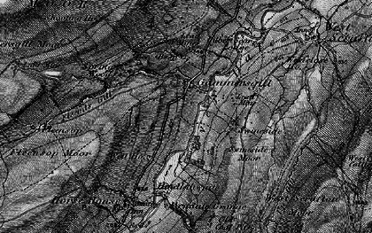 Old map of Lead Up Gill in 1897