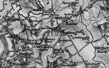 Old map of Gannetts in 1898