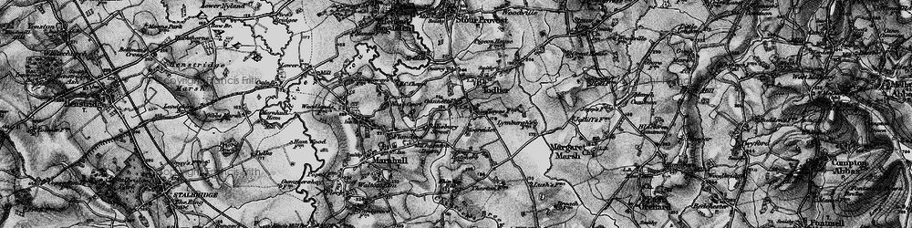 Old map of Gannetts in 1898