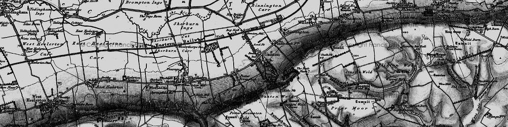 Old map of Binnington in 1898