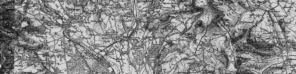 Old map of Bellamarsh Barton in 1898