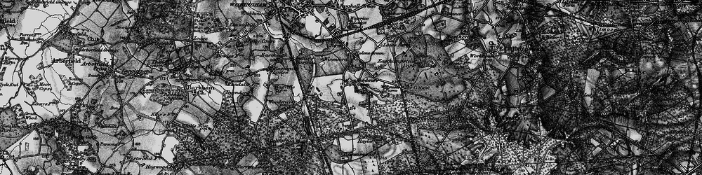 Old map of Gardeners Green in 1895