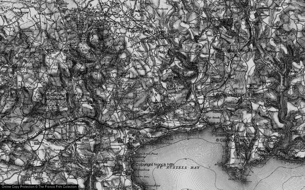 Old Map of Garker, 1895 in 1895