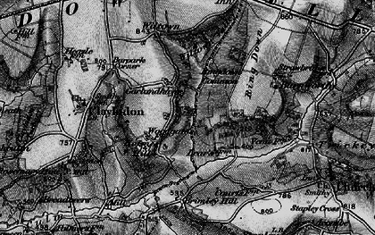 Old map of Garlandhayes in 1898