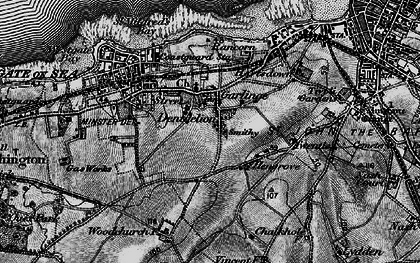 Old map of Garlinge in 1895
