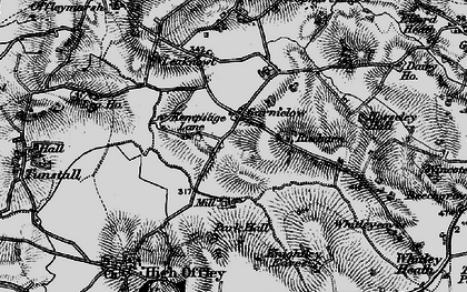 Old map of Garmelow in 1897