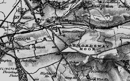 Old map of Garmondsway in 1898