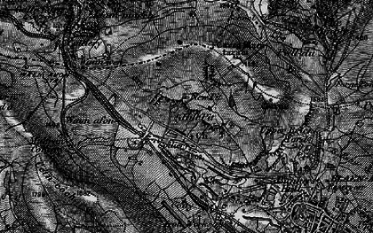 Old map of Garn-yr-erw in 1897