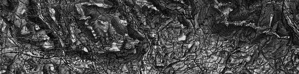 Old map of Whiteside Pike in 1897