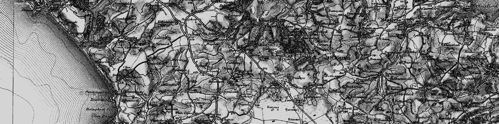 Old map of Garras in 1895