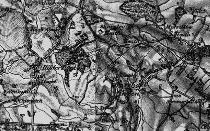 Old map of Garshall Green in 1897