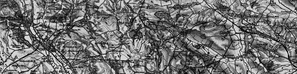 Old map of Garshall Green in 1897