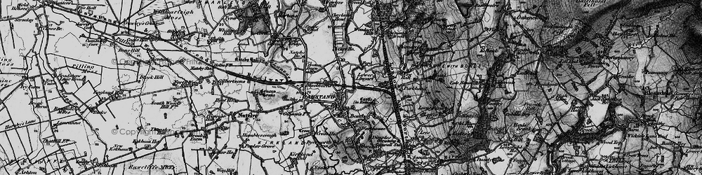 Old map of Garstang in 1896