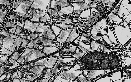 Old map of Garswood in 1896