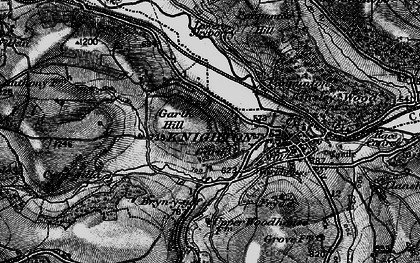 Old map of Garth in 1899