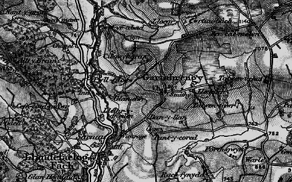 Old map of Garthbrengy in 1898