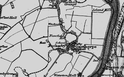 Old map of Garthorpe in 1895