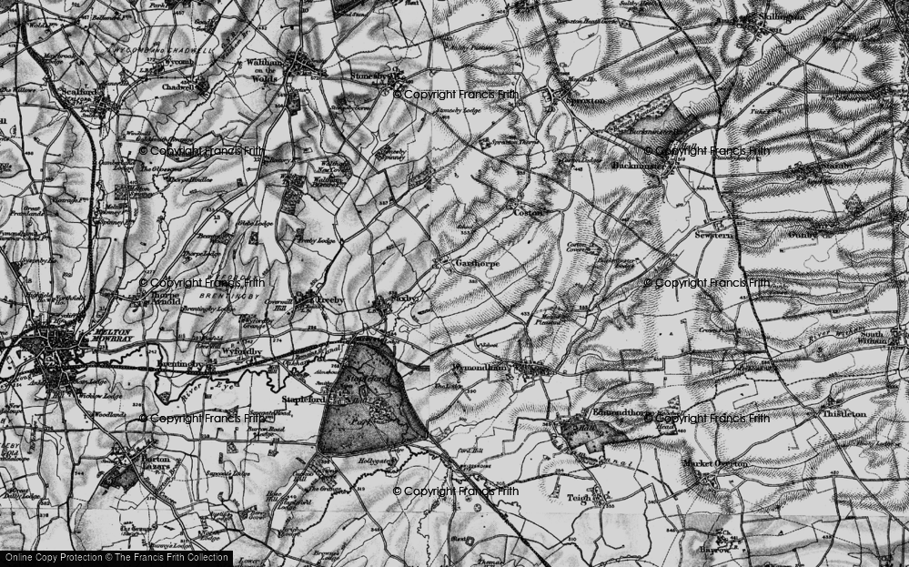 Old Map of Garthorpe, 1899 in 1899