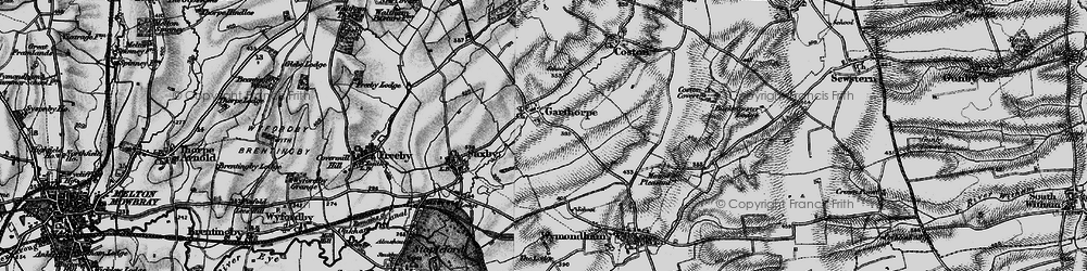 Old map of Garthorpe in 1899
