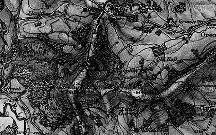 Old map of Garway Hill in 1896
