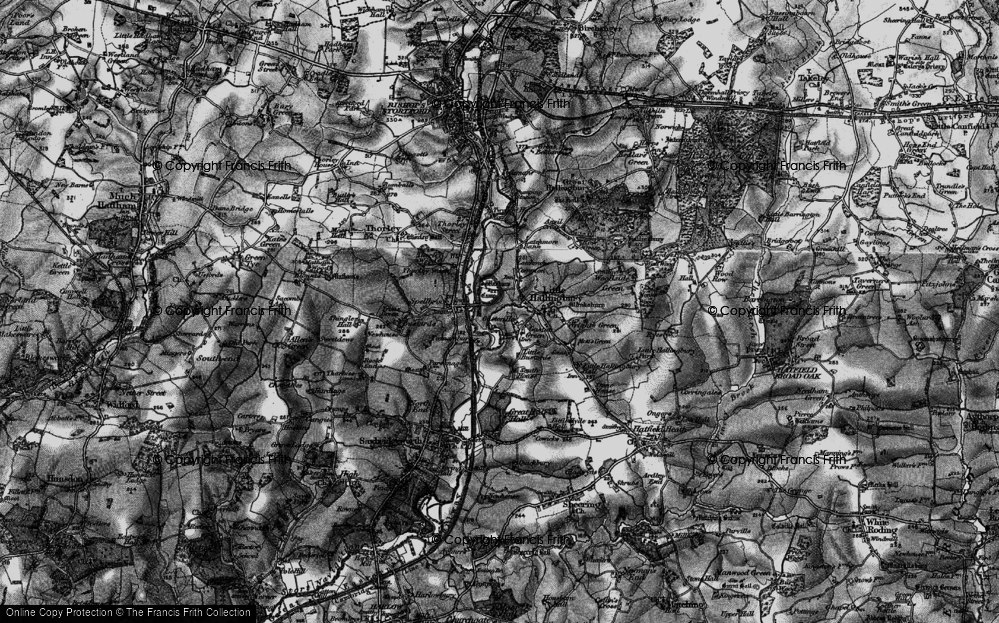 Old Map of Gaston Green, 1896 in 1896