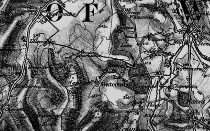 Old map of Gatcombe in 1895