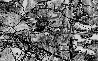 Old map of Gateford in 1899
