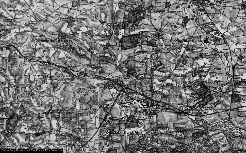 Old Map of Gateford Common, 1899 in 1899