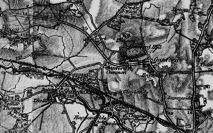 Old map of Gateford Common in 1899