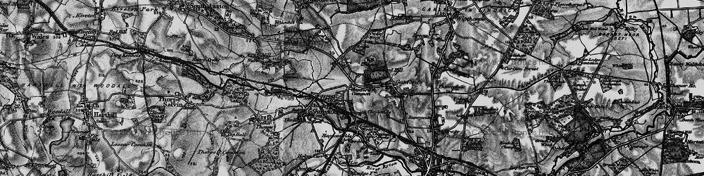 Old map of Gateford Common in 1899