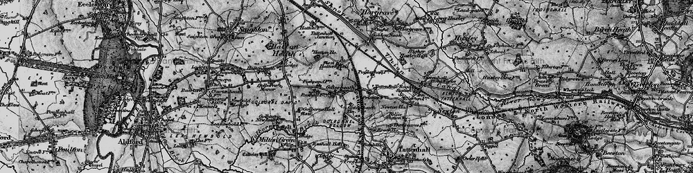 Old map of Hatton Hall in 1897