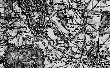 Old map of Gatewen in 1897