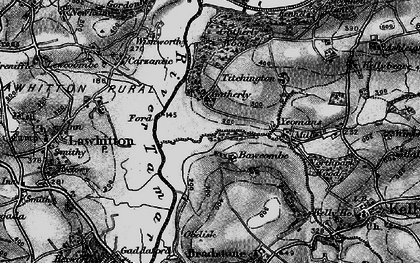 Old map of Yeomans in 1896