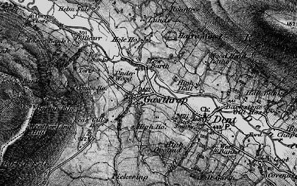 Old map of Gawthrop in 1897