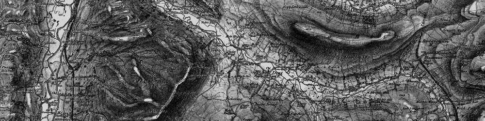 Old map of Gawthrop in 1897