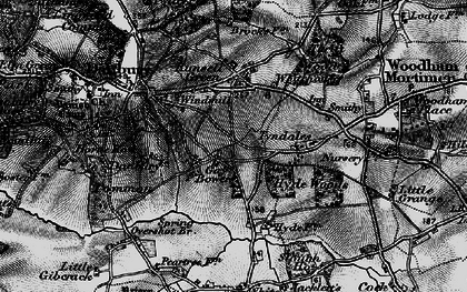 Old map of Gay Bowers in 1896