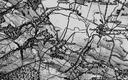 Old map of Gayles in 1897