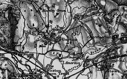 Old map of Gayton in 1897