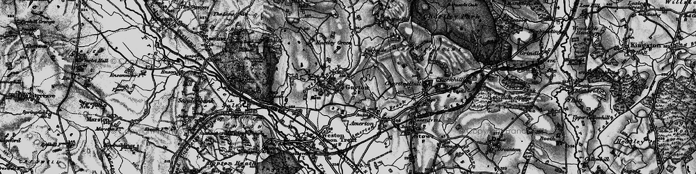 Old map of Gayton in 1897