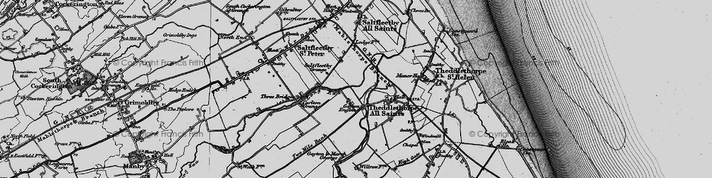 Old map of Gayton Engine in 1899