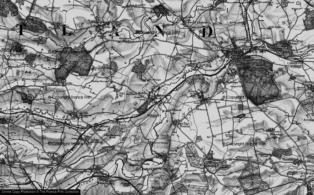 Old Map of Geeston, 1898 in 1898