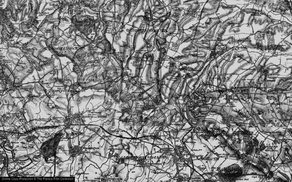 Old Map of Gelsmoor, 1895 in 1895