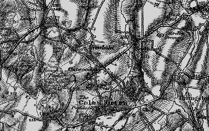 Old map of Gelsmoor in 1895