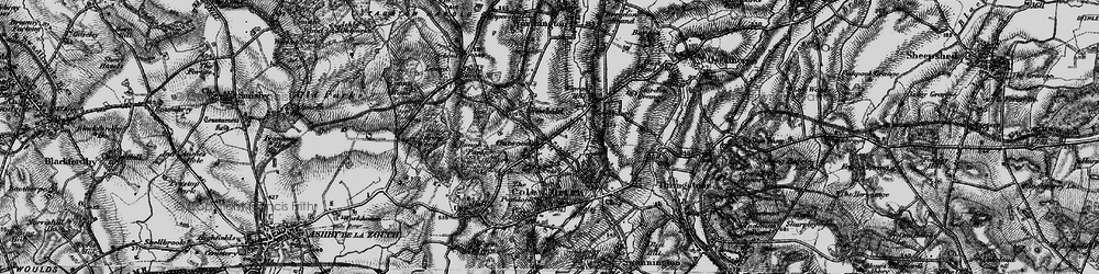 Old map of Gelsmoor in 1895