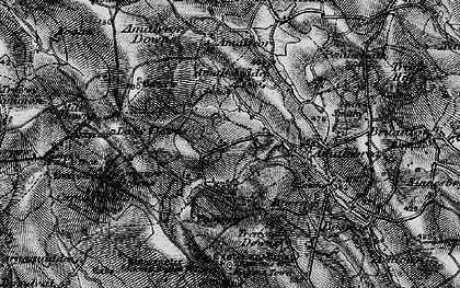 Old map of Trewey Common in 1896